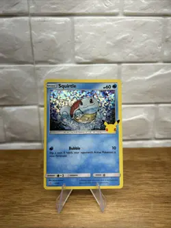 Pokemon McDonald’s Squirtle 25th Anniversary Holo Foil 17/25 - Image 1