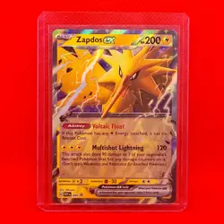 Zapdos EX SVP 049 Scarlet & Violet Black Star Promo Pokemon TCG NM Ultra Rare - Image 3