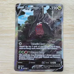 OC OFF CENTER NM Regidrago V 184/195 Alt Art Sword Shield Silver Tempest Pokemon - Image 1