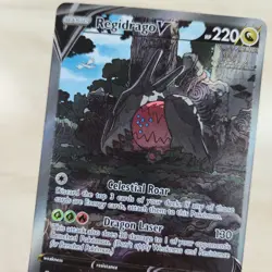 OC OFF CENTER NM Regidrago V 184/195 Alt Art Sword Shield Silver Tempest Pokemon - Image 2