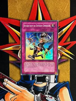 DPKB-EN038 Return From The Different Dimension Super Rare 1st Ed LP Yugioh - Image 1