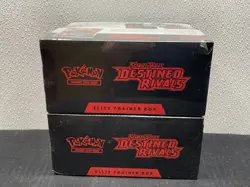Pokemon TCG: Destined Rivals DRI - Elite Trainer Box Lot of 2 - Image 3