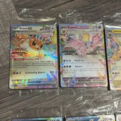 Sealed Prismatic Evolutions Stamped Promo Cards Complete Set Eeveelutions - Image 2
