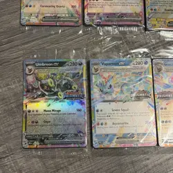 Sealed Prismatic Evolutions Stamped Promo Cards Complete Set Eeveelutions - Image 3