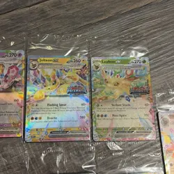 Sealed Prismatic Evolutions Stamped Promo Cards Complete Set Eeveelutions - Image 5