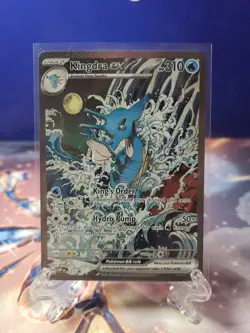 Kingdra EX SVP 131 Pokemon TCG Scarlet & Violet Shrouded Fable Black Star Promo - Image 3