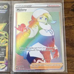 Pokemon Card Lot Rayquaza VMAX Holo Rapid Strike Meowth Kyurem VMAX Trainer - Image 4