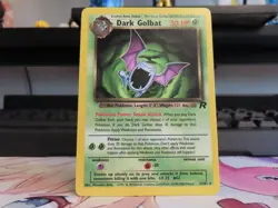 Pokemon Dark Golbat Team Rocket Lightly Played WOTC Vintage Rare Card - Image 1