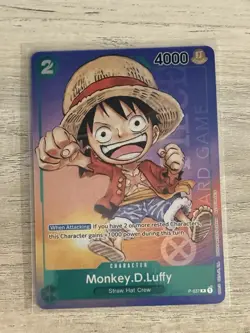 Monkey.D.Luffy (Gen Con 2023) P-037 One Piece Promotion Cards Foil - Image 1