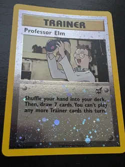 Professor Elm #3 Best of Game 3/9 Promo - Reverse Holo Card [B] - Image 1
