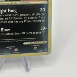 Pokemon TCG 2011 Holo Rare Umbreon Card Call of Legends 22/95 - Image 5
