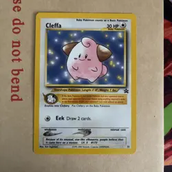 Cleffa Black Star Promo Pokemon League Card 31 - Near Mint (fast dispatch) - Image 2