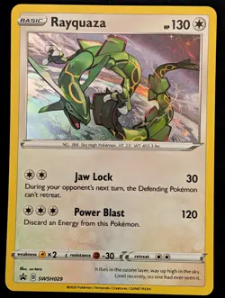 Rayquaza - (Cosmos Holo) (SWSH029) Miscellaneous Cards & Products Pokemon NM - Image 1