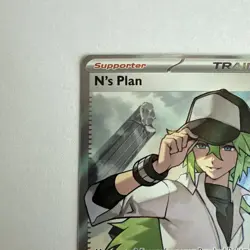 N’s Plan Trainer 163/086 Full Art Black Bolt Pokemon TCG Cards NM - Image 5