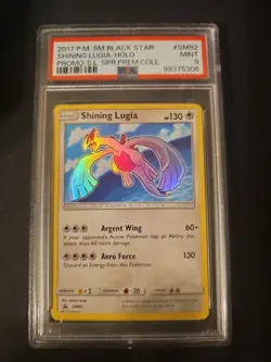 Pokemon Shining Lugia SM82 Promo Holo Black Star NM-MINT PSA 9 🔥 King of Sea 🌊 - Image 1