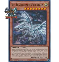 Yugioh 1x Blue-Eyes Alternative White Dragon RA02-EN010 Ultimate Rare 1st Ed NM - Image 1