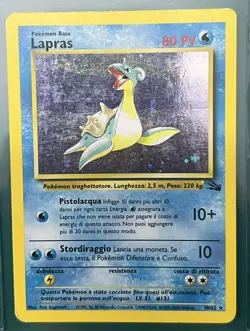 Lapras Fossil 10/62 Holo 1999-2000 Wizards (Italian Card) - Image 1
