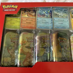 Pokemon TCG Scarlet & Violet Prismatic Evolutions Mini Tins Sealed, 8-Card - Image 1