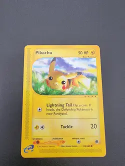 Pikachu 124/165 - Expedition Base Set (2002 e-Reader) - Vintage Pokemon Card - Image 1