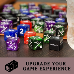 60 Piece Dice Counters Set - Magic Token Sparkle Dice for TCG & Card Games - Image 4