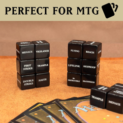 60 Piece Dice Counters Set - Magic Token Sparkle Dice for TCG & Card Games - Image 5