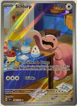 Pokemon Schlurp Art Rare Deutsch 180/162 Gewalten der Zeit Near Mint - Image 1