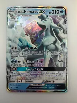 Alolan Ninetales GX 22/145 Guardians Rising - Pokemon TCG - Image 1