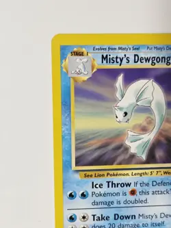 Misty's Dewgong 54/132 Gym Challenge - Uncommon Unlimited - WoTC Pokemon 2000 LP - Image 3