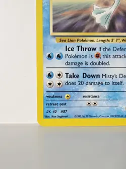 Misty's Dewgong 54/132 Gym Challenge - Uncommon Unlimited - WoTC Pokemon 2000 LP - Image 5