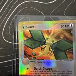 Pokemon TCG - EX Dragon - Rare - Reverse Holo - Vibrava - 22/97 - LP - Image 2