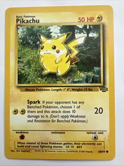 Pokemon Card - 1999 Pikachu Jungle 60/64 Non Holo - NM - Image 1