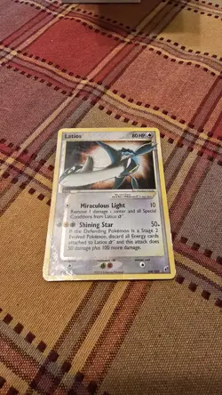 Latios Gold Star Pokemon Holo Rare Card 106/107 EX Deoxys DMG - Image 4