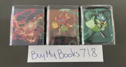 LOT OF 3 POKEMON TCG: STACKING TINS 2025 - NEW - 3 BOOSTERS & 2 STICKERS IN EACH - Image 2
