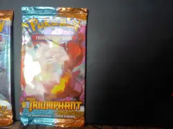 Pokemon HEART SILVER TRIUMPHANT Booster Pack SEALED Emboar Art - Image 1