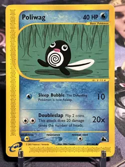 Poliwag 87/144 Common - Skyridge - Pokemon TCG - Image 1