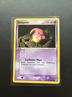 Pokemon TCG Slowpoke 80/112 EX FireRed & LeafGreen Yuka Morii Card NM - Image 1