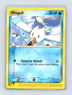Wingull 77/109 Common Ruby & Sapphire Pokemon Near Mint - Image 1