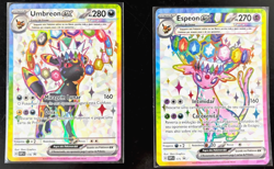 Pokemon TCG - Umbreon Ex & Espeon Ex - Premium Figure Promo Set - Portuguese - Image 1