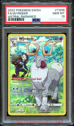 Pokemon Astral Radiance Wyrdeer TG06 PSA 10 - Image 1