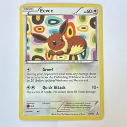 Pokemon Eevee BW94 Black & White Promo Holo Basic 60 HP Quick Attack (10+) - Image 1