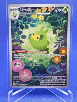 Pokemon TCG Swadloon SV 10.5 White Flare 088/086 Illustration Rare - Image 1