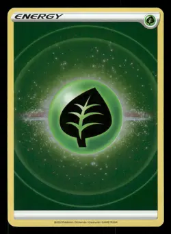 Grass Energy (2022 Unnumbered) SWSH09: Brilliant Stars Pokemon Reverse Holo NM/M - Image 1