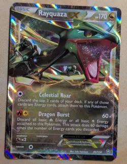 Rayquaza EX 85/124 Dragons Exalted - Holo - Pokemon Trading Card Game TCG✨ - Image 1