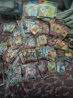 Pokemon Sword & Shield Darkness Ablaze Booster Sleeves - SWSH038 820650807121 - Image 1