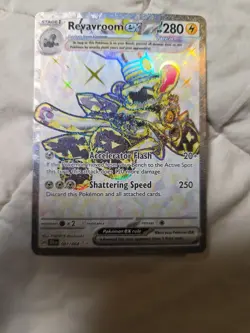 Pokemon Revavroom EX 081/064 Scarlet & Violet Full Art Ultra Rare Tera Holo - Image 1