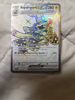 Pokemon Revavroom EX 081/064 Scarlet & Violet Full Art Ultra Rare Tera Holo - Image 2