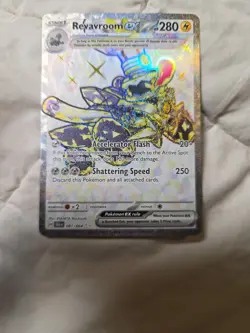 Pokemon Revavroom EX 081/064 Scarlet & Violet Full Art Ultra Rare Tera Holo - Image 3