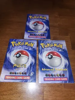 1999 Pokemon TCG Starter Rules Book Advanced Version 1, 2, 3 Vintage History - Image 2