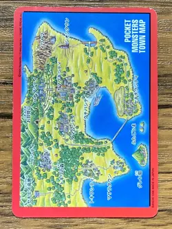 Pokemon Carddass Card Blastoise Town Map No.156 Bandai Pocket Monsters Rare - Image 2