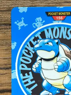 Pokemon Carddass Card Blastoise Town Map No.156 Bandai Pocket Monsters Rare - Image 3